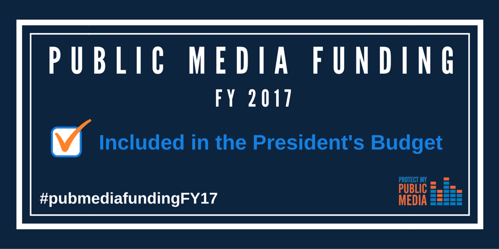 Featured image for “Public Media Funding Included in President’s Budget”