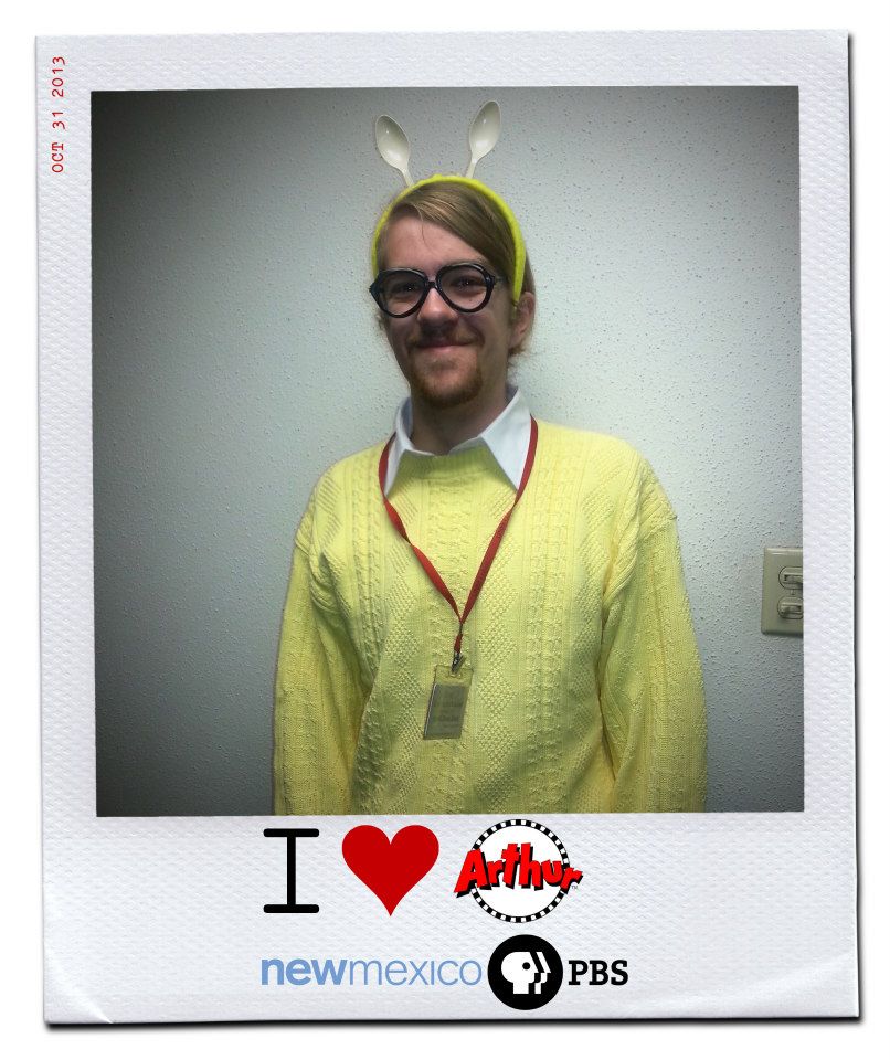 New Mexico PBS Employee dressed up as Arthur. 