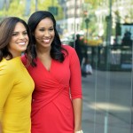 Host and mentor Soledad O’Brien with host and mentee Sheba Turk. Photo credit: WNET.