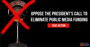 President Calls to Eliminate Public Media Funding