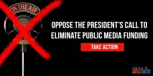 President calls to eliminate public media funding